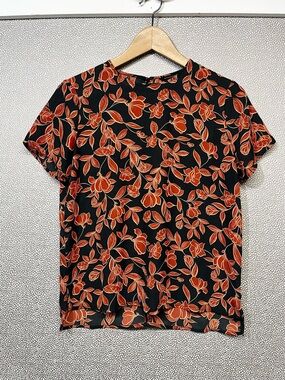 XXS Banana Republic Factory Store Floral Print Blouse/Top